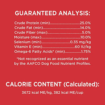 IAMS Minichunks Adult Dry Dog Food Lamb & Rice Recipe Dog Kibble, 38.5 lb. Bag