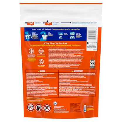 Tide Oxi Max Power PODS Laundry Detergent, Laundry Pods with Stain Remover Plus Oxi Power, 18 Count