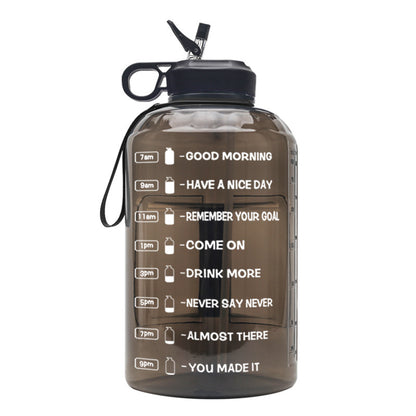 Creative Gradient Portable Plastic Big Water Bottle