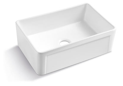 Kitchen Sink Single Bowl White