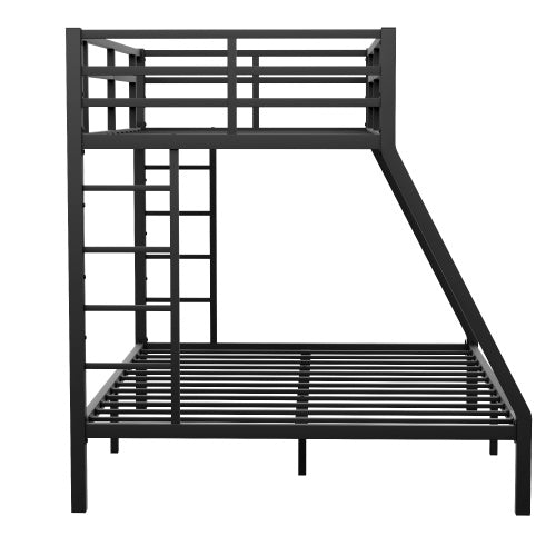Metal Twin XL Over Queen Bunk Bed For Teens And Adults,Space-Saving Noise Reduced No Box Spring Needed