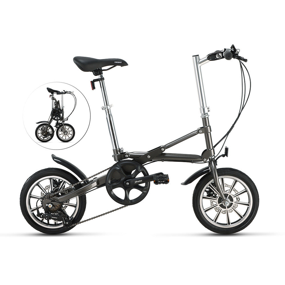 Folding 14 Inch Small Super Portable Bicycle