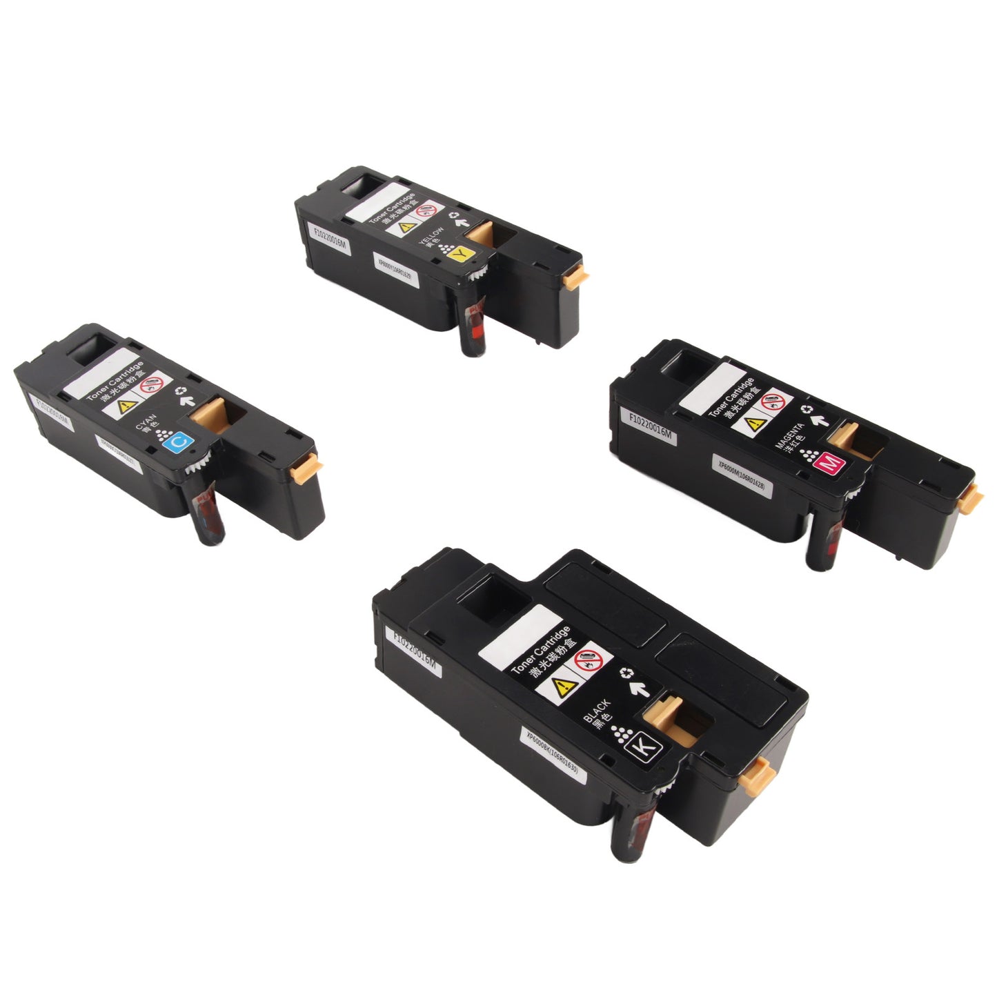4Pcs Toner Cartridge Replacement Set for Xerox Phaser 6000 6010 Workcentre 6015 Printer
