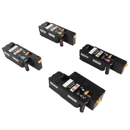 4Pcs Toner Cartridge Replacement Set for Xerox Phaser 6000 6010 Workcentre 6015 Printer
