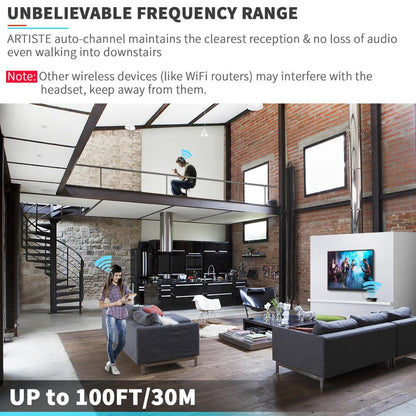 TV Wireless On-ear Bass Headphones