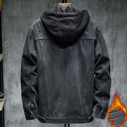 Men Thick denim jacket
