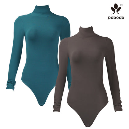 Round Neck Long Sleeved  Warm Jumpsuit