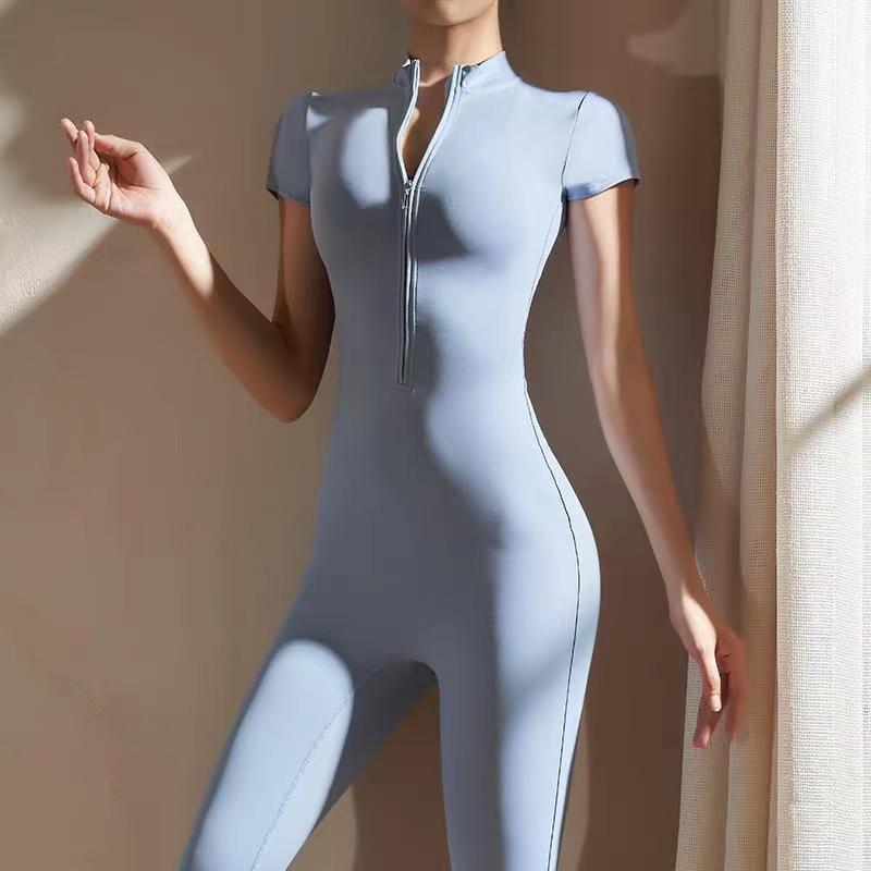 Zipper Yoga Jumpsuit