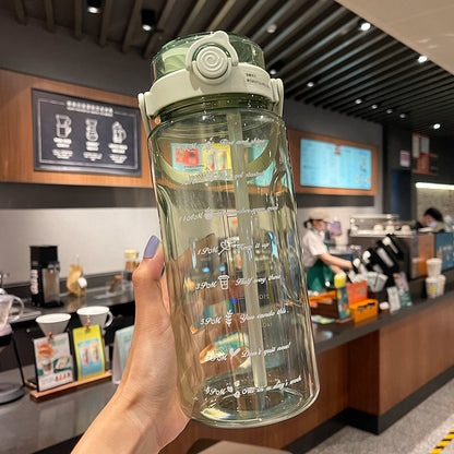 Large Capacity Double Drink Sports Bottle