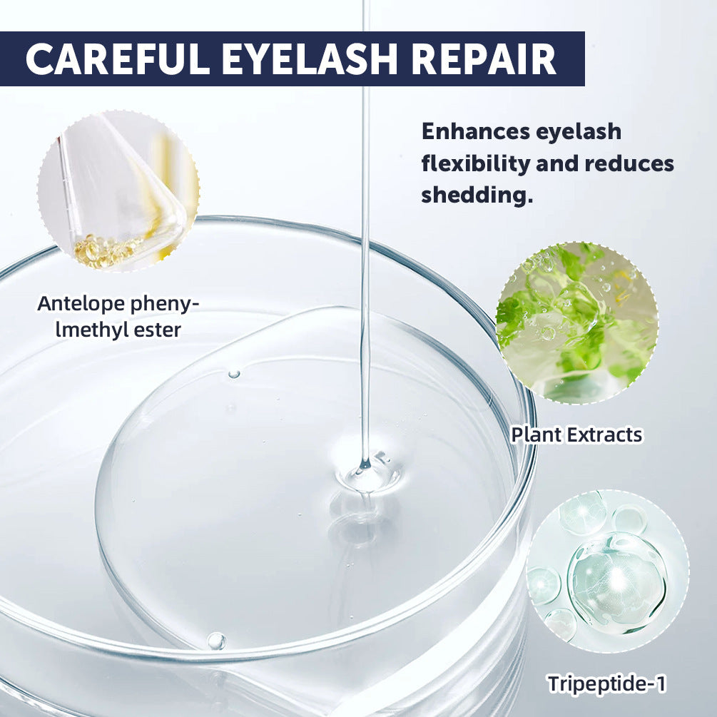 Beautiful Eyelashe Black Curling Care