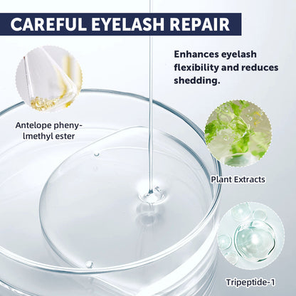 Beautiful Eyelashe Black Curling Care