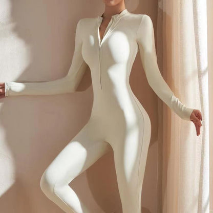 Zipper Yoga Jumpsuit