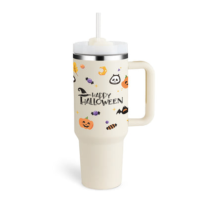 40 Oz Tumbler With Handle Straw Insulated