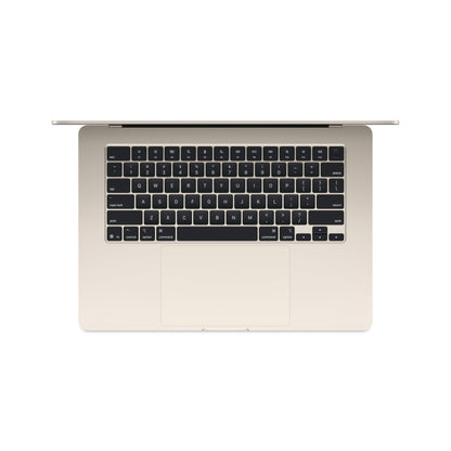 Apple 2025 MacBook Air 15-inch Laptop with M4 chip: Built for Apple Intelligence, 16GB Unified Memory, 512GB SSD Storage, Touch ID; Starlight - English Keyboard