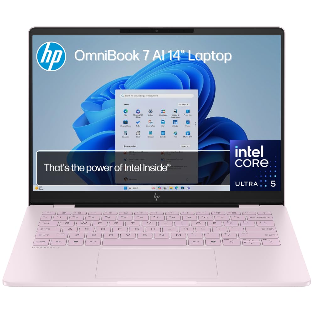 HP OmniBook X Flip AI Laptop, 16'' 3K OLED Touch Display, Built-in AI, Intel Core Ultra 7 258V Processor, 32GB RAM, 1TB SSD, Intel Graphics, Windows 11 Home, Convertible, Silver, BD5Q7PA