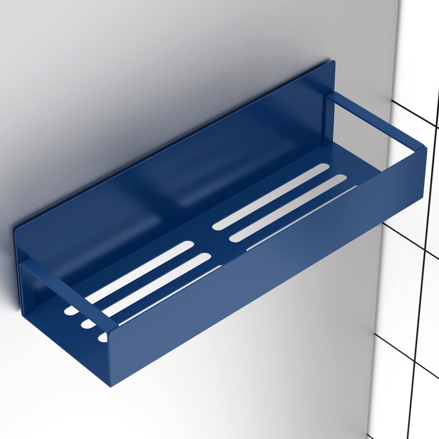 4 Pack Magnetic Spice Storage Rack Organizer for Refrigerator and Oven, Royal Blue Fridge Organizers and Storage