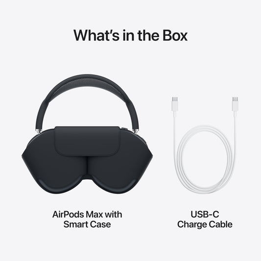 AirPods Max Wireless Over-Ear Headphones, Pro-Level Active Noise Cancellation, Transparency Mode, Personalized Spatial Audio, USB-C Charging, Bluetooth Headphones for iPhone - Orange