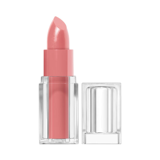 CoverGirl Clean Lip Color, Satin Slipper, Satin Finish, 24-Hour Wear, Squalane, Avocado & Aloe, Non-Drying