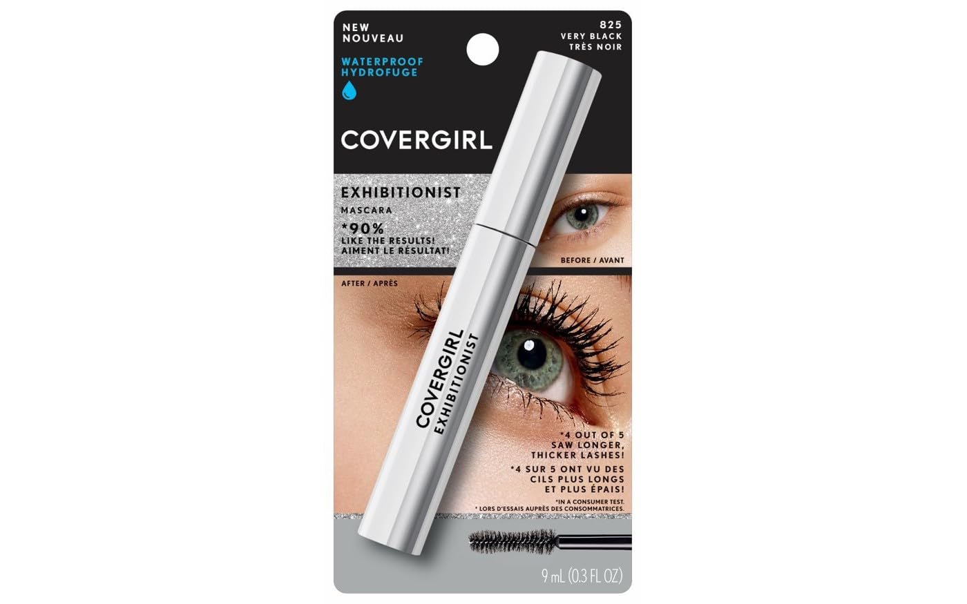 Covergirl Exhibitionist Mascara Waterproof #825 Very Black 9Ml