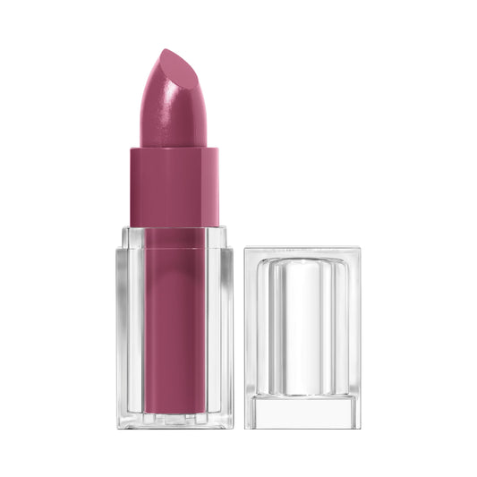 CoverGirl Clean Lip Color, Blooming Lilac, Satin Finish, 24-Hour Wear, Squalane, Avocado & Aloe, Non-Drying