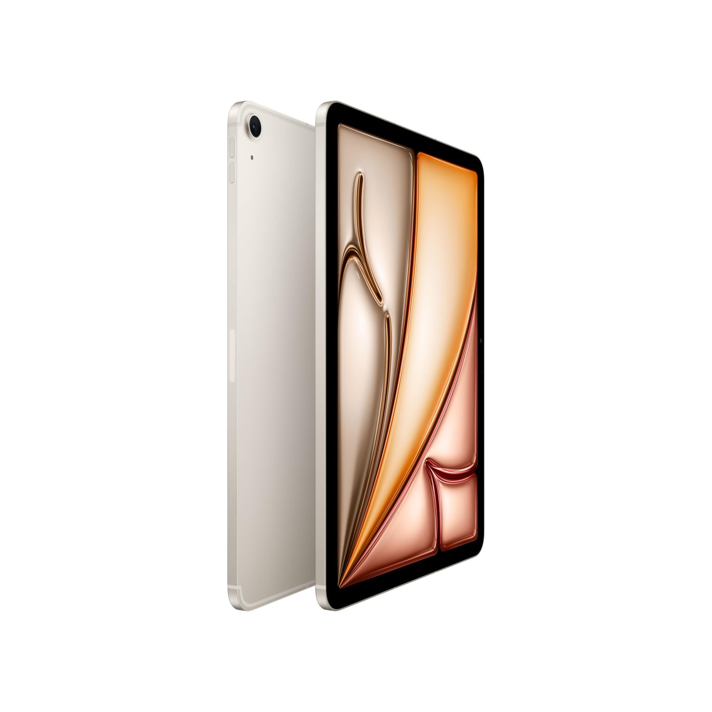 Apple iPad Air 11-inch with M3 chip Built for Apple Intelligence, Liquid Retina Display, 512GB, 12MP Front/Back Camera, Wi-Fi 6E + 5G Cellular, Touch ID, All-Day Battery Life — Starlight