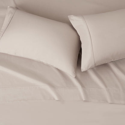 Lightweight Super Soft Easy Care Microfiber Bed Sheet Set with 36-cm Deep Pockets - King, Taupe