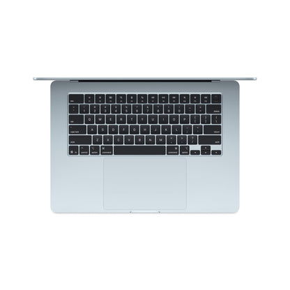 Apple 2025 MacBook Air 15-inch Laptop with M4 chip: Built for Apple Intelligence, 16GB Unified Memory, 512GB SSD Storage, Touch ID; Sky Blue - English Keyboard
