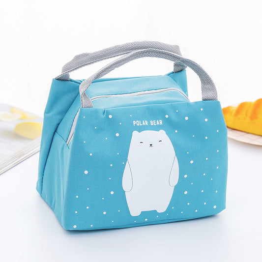 Cartoon Cute Student Insulation Lunch Bag