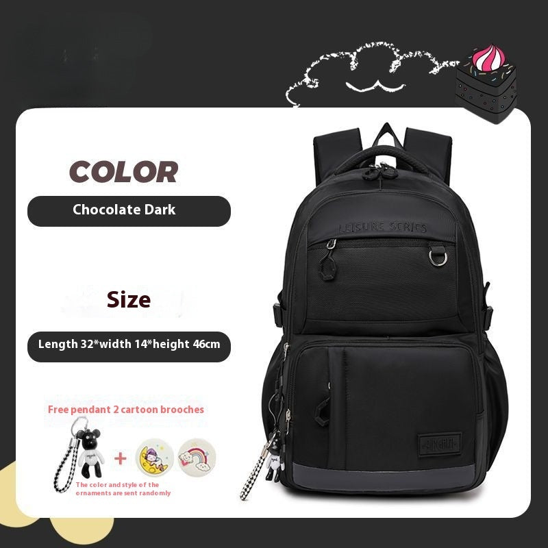 Simple Commute Schoolbag Waterproof Backpack Campus