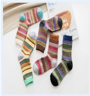 Thick and warm ladies rabbit wool socks