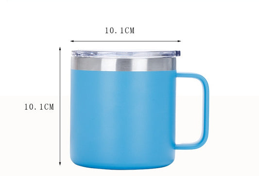 304 Stainless Steel Mug With Double Cover