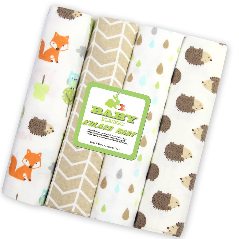 Flannel Baby Wrapping Blanket