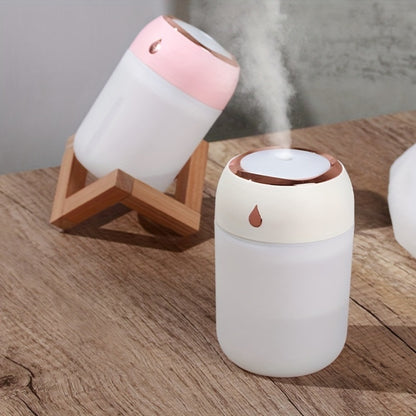 Portable Mini Humidifier 220ml Small Cool Mist Humidifier USB Personal Desktop Humidifier For Bedroom Travel Office Home