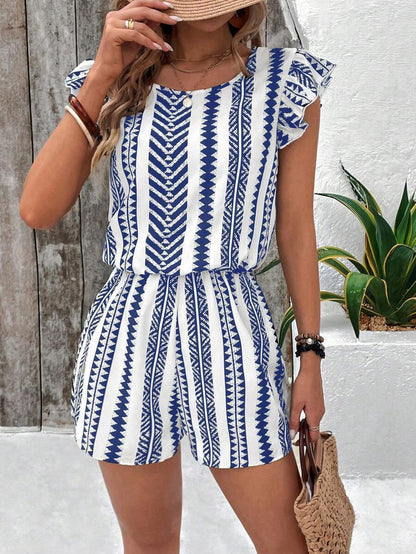 Female  Ruffles Jumpsuit