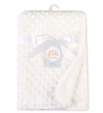 Soft Polar Dot Baby Blanket - Newborn Swaddle Wrap & Bedding Blanket