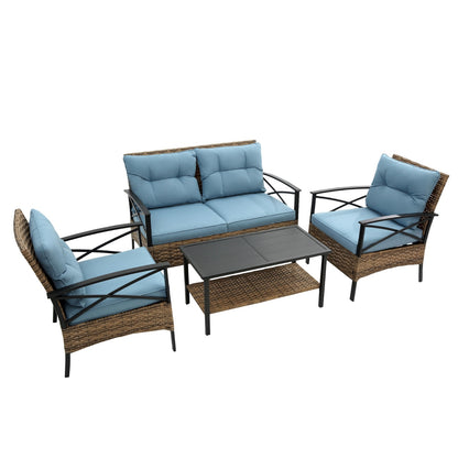 4-Piece Patio Outdoor furniture
