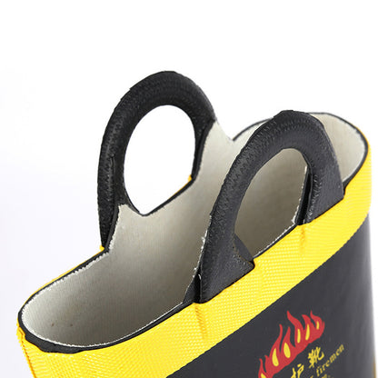 Emergency Rescue High Boots Heat Resistance Insulation Non Slip Rubber Fire Protective Boots 41 Size