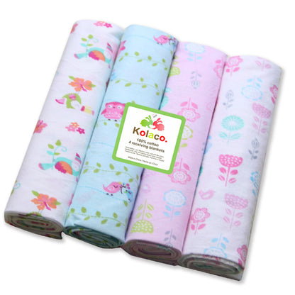 Flannel Baby Wrapping Blanket
