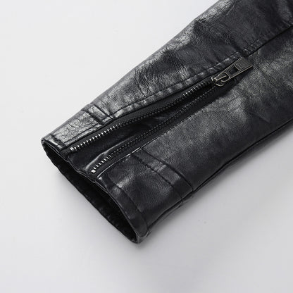 Trendy Pu Leather Jacket