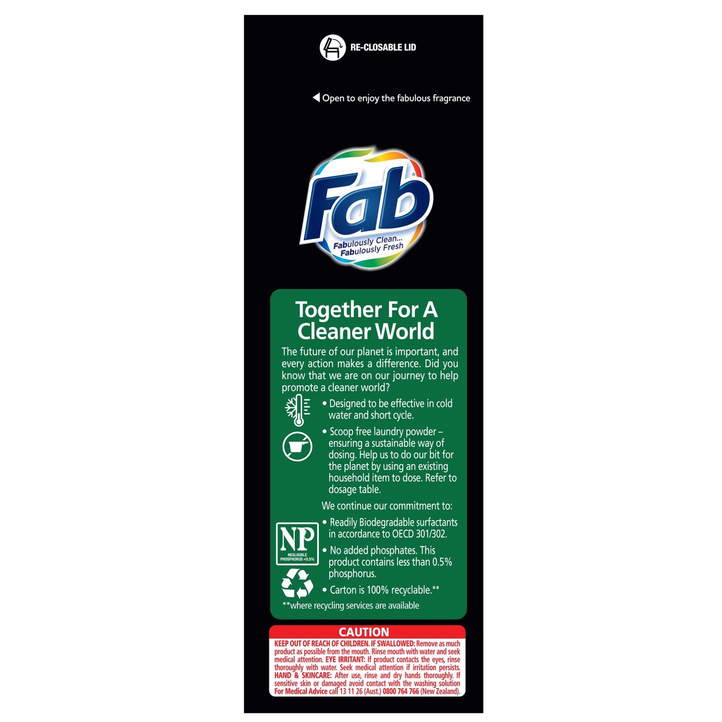 Fab Perfume Indulgence Gold Absolute Laundry Powder Detergent, 3.8 Kilograms