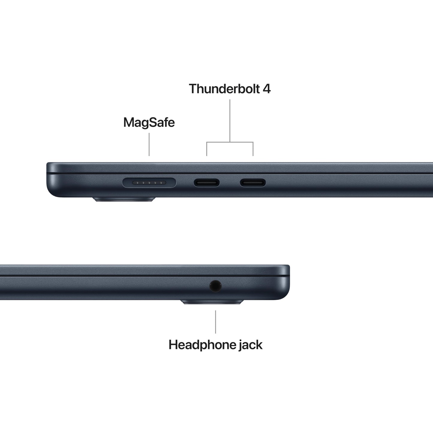 Apple 2025 MacBook Air 15-inch Laptop with M4 chip: Built for Apple Intelligence, 16GB Unified Memory, 256GB SSD Storage, Touch ID; Midnight - English Keyboard