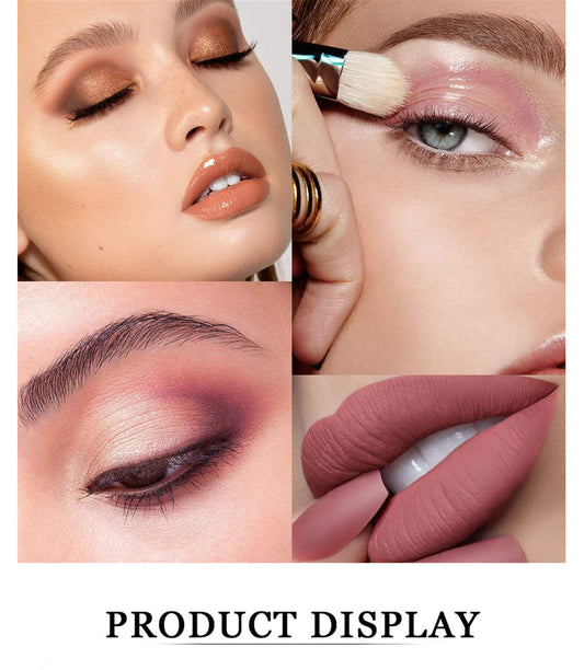 Professional Makeup Set,MKNZOME Essential Make Up Set With Make-up Bag Portable Travel Makeup Kit Birthday Xmas Makeup Gift Set Eyeshadow Palette Foudation Lip Gloss for Teenage & Adults