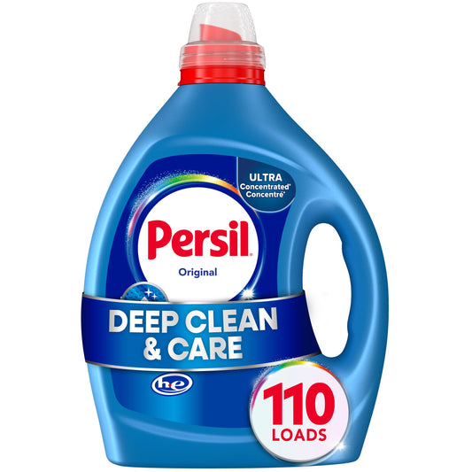 Persil Liquid Laundry Detergent, ProClean Original Scent, 2X Concentrated, 110 Loads