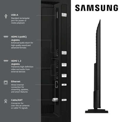 SAMSUNG 85-Inch Class QLED Q7F Series Samsung Vision AI Smart TV (2025 Model, 85Q7F) Quantum HDR, Object Tracking Sound Lite, Q4 AI Gen1 Processor, 4K upscaling, Gaming Hub, Alexa Built-in