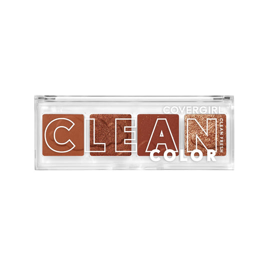 COVERGIRL Clean Colour Eyeshadow Quad #252 Spiced Copper 4g