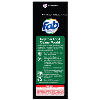Fab Perfume Indulgence Sublime Velvet, Laundry Powder Washing Detergent, (packaging may vary), 1.8 Kilograms (Pack of 2)