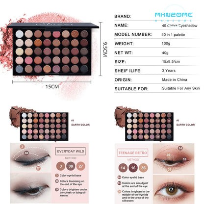 Professional Makeup Set,MKNZOME Essential Make Up Set With Make-up Bag Portable Travel Makeup Kit Birthday Xmas Makeup Gift Set Eyeshadow Palette Foudation Lip Gloss for Teenage & Adults