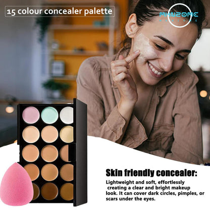 Professional Makeup Set,MKNZOME Essential Make Up Set With Make-up Bag Portable Travel Makeup Kit Birthday Xmas Makeup Gift Set Eyeshadow Palette Foudation Lip Gloss for Teenage & Adults