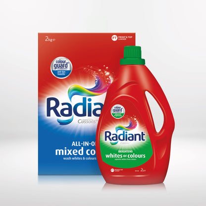 Radiant Liquid Laundry Detergent for Whites or Colours, 2L