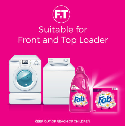Fab Fresh Frangipani Front and Top Loader Laundry Powder Detergent 2 kg